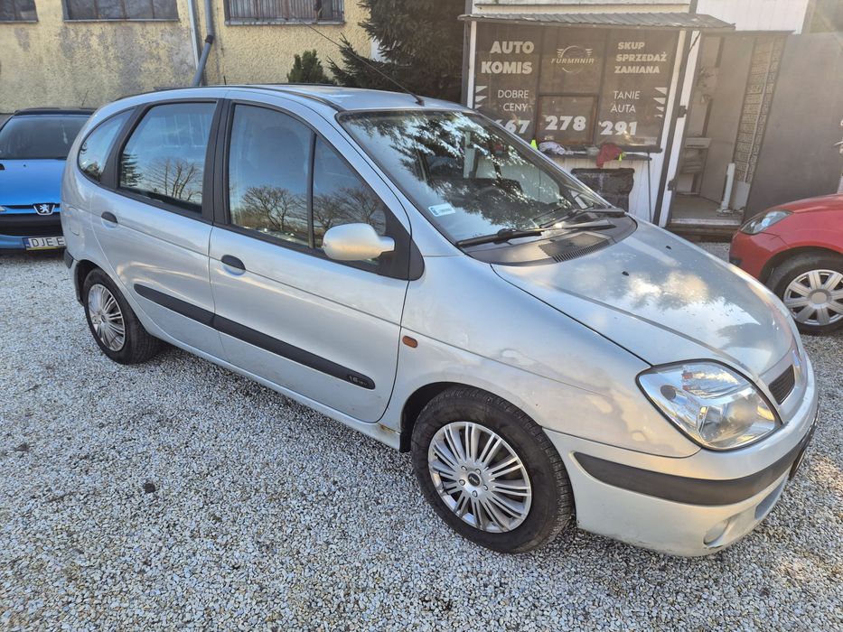 Renault Scenic 1.6 LPG długie Opłaty klimatyzacja