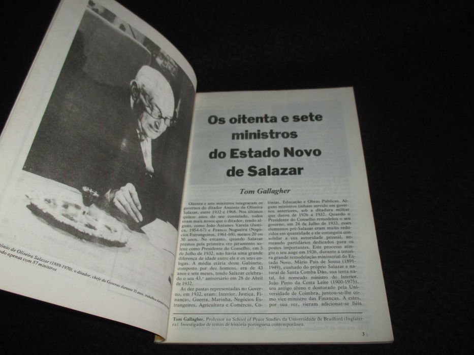 Revista História Nº 28 Fevereiro de 1981 Os Ministros de Salazar