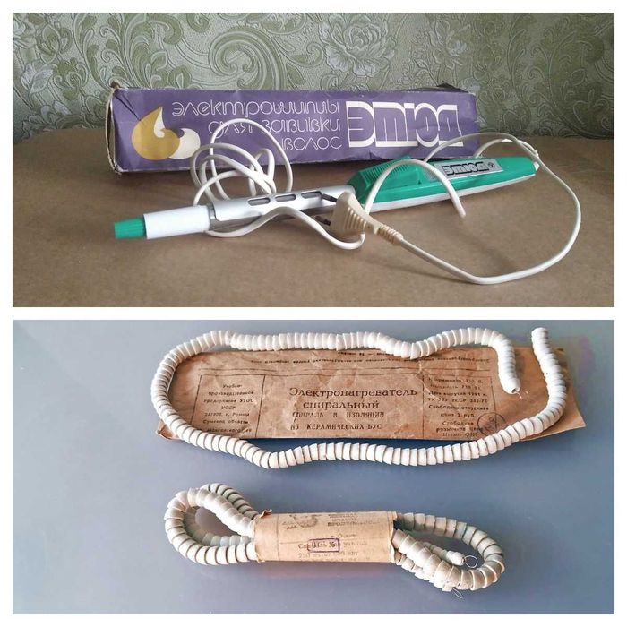 Электроплита.Электронагреватели спиральные, Новая плойка.