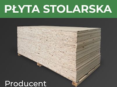 Płyta stolarska 1250x2500 PRODUCENT