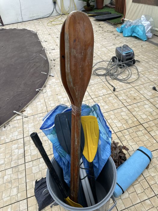 Par de Remos de Madeira – Náuticos / Decorativos