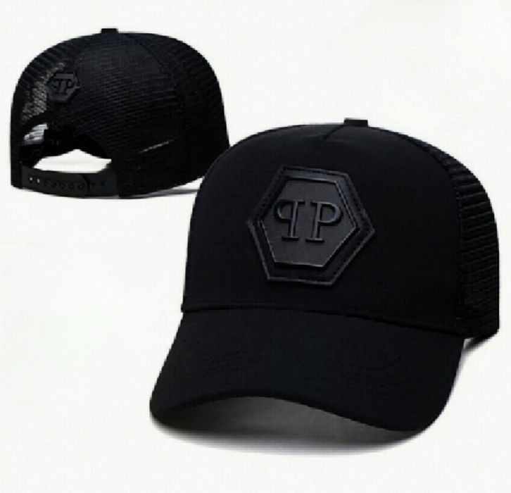 Czapka z daszkiem truckerka bejsbolówka Philipp Plein.  Czapka z daszkiem czarna unisex Philipp Plein