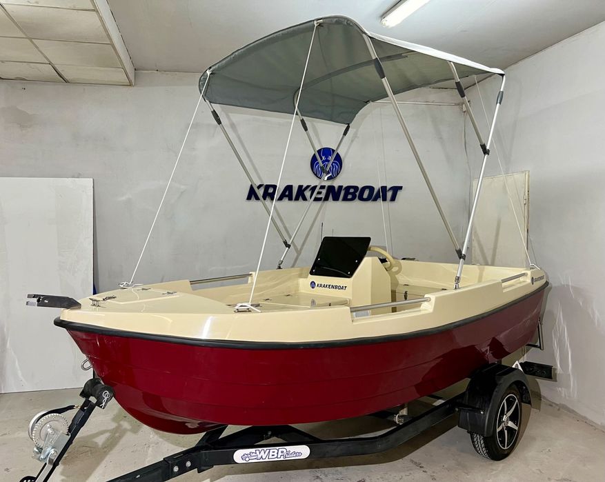 Nowa Łódź Łódka Motorowa Motorówka Rekreacyjna KRAKEN 380 OPEN RATY