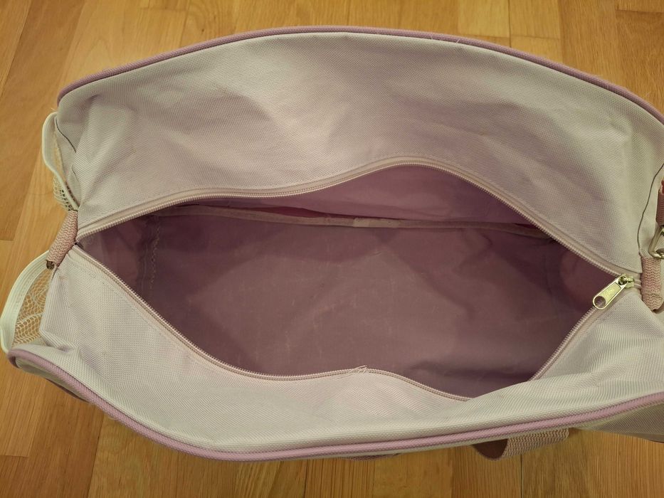 Mala de viagem ou desporto rosa da Sininho