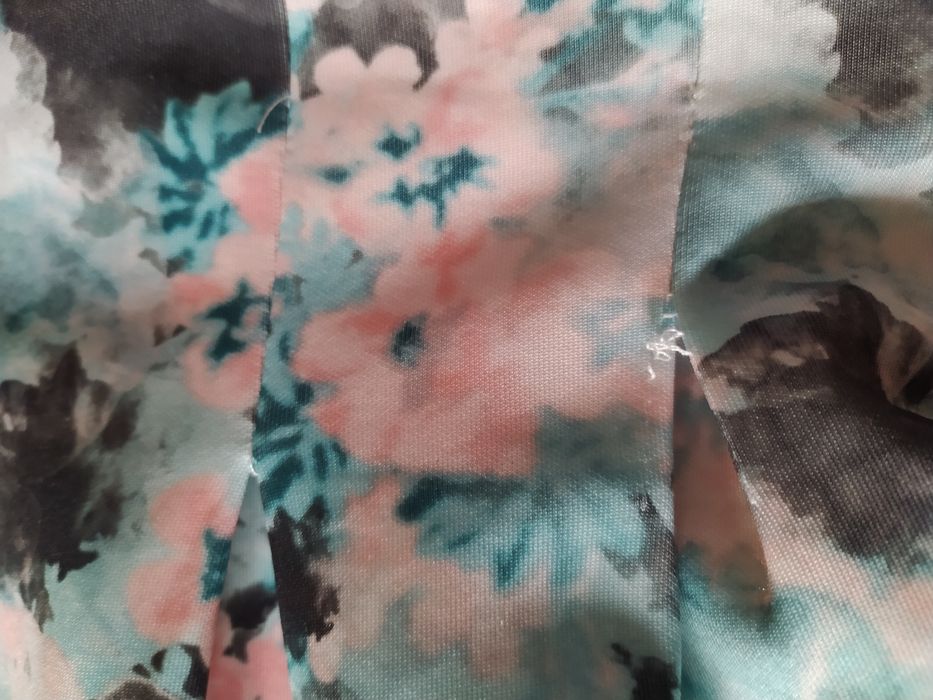 Spódniczka na zamek w kwiaty