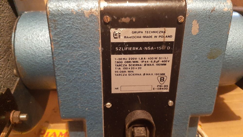 Szlifierki stolowe nsa
