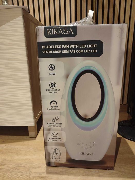 Ventoinha com luz led KIKASA