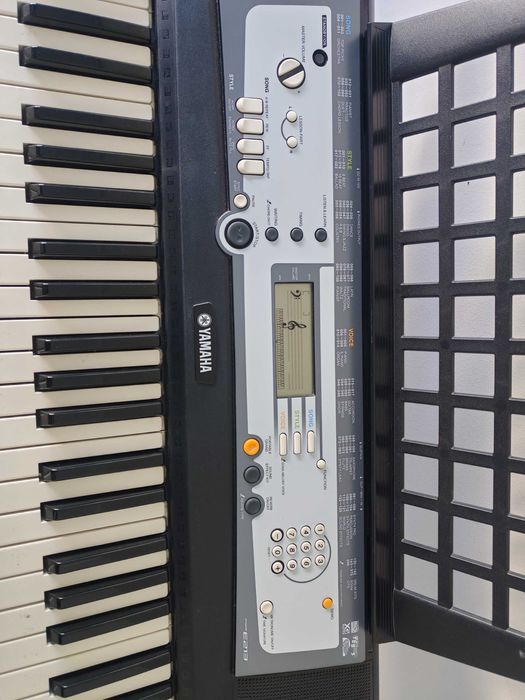 Piano/Órgão Yamaha PSR-E213 com Suporte