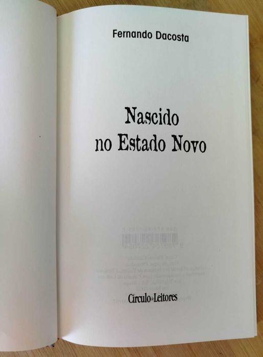 Nascido no Estado Novo de Fernando Dacosta