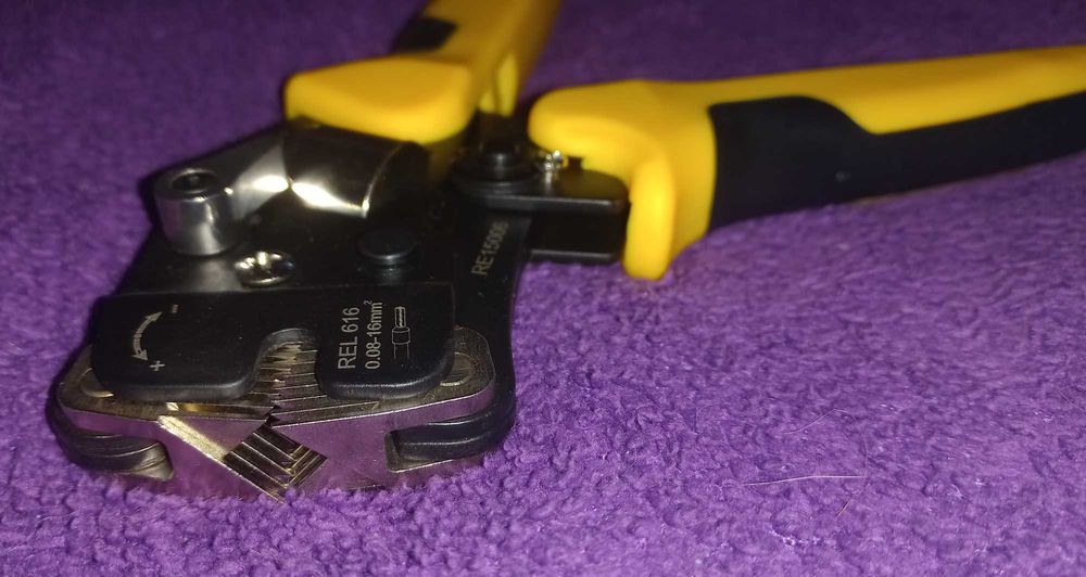 Прес-кліщі REL 616 для трубчастих наконечників 0,08-16 мм