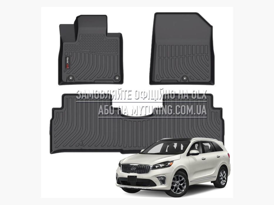 3D килимки Kia Sorento Кіа Соренто 2016–2020 в салон | Havoc