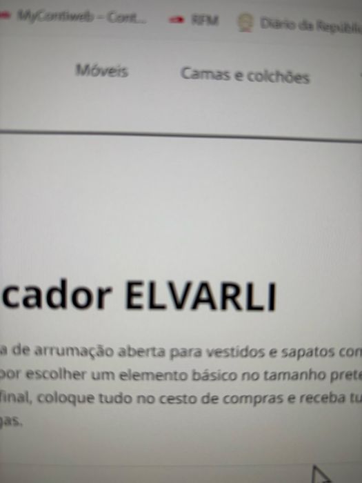 Roupeiro/ Armario aberto  IKEA ERVARLI