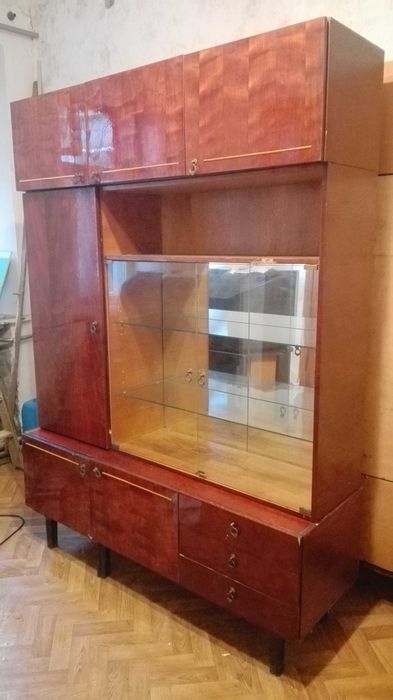 Бар с Сервантом Ретро   Д*В*Гл  210*150*(40/36/48) см