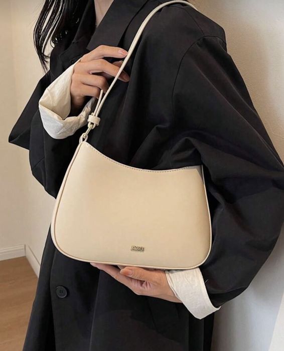 Carteira bege / creme