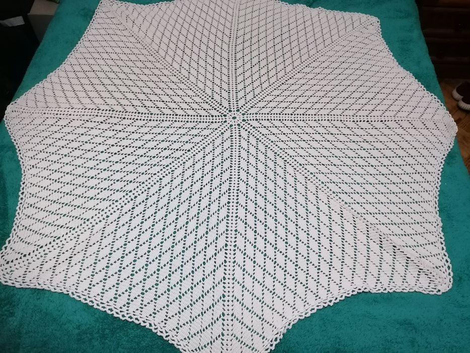 Toalha para mesa de renda octogonal