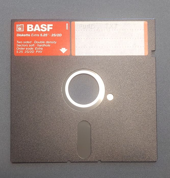 Дискета магнітна Basf 5.25" 2S/2D