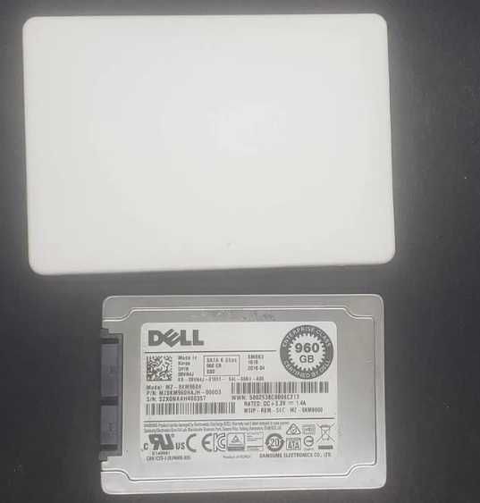 SSD 960gb Dell - Samsung SM863 µsata sata3 1.8" mlc+переходник на sata