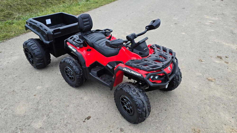 Zestaw BUGGY QUAD Na akumulator CAN-AM OUTLANDER z przyczepką 4x200W