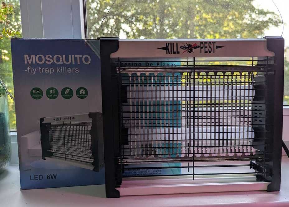 Пастка для мух,комарів електрична Лампа від комарів/ от мух, комаров