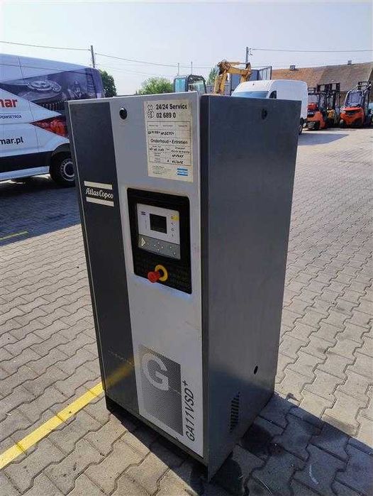 Sprężarka śrubowa,kompresor Atlas Copco GA11VSDPLUS,11KW,S016936
