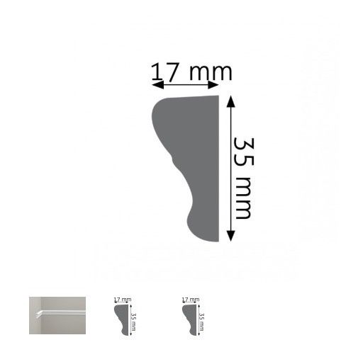 Listwa naścienna LNG-07 Creativa 36 mb / odbiór osobisty