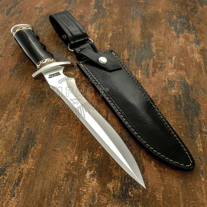 IMPACT nóż Bowie myśliwski survivalowy turystyczny ze stal D2 510