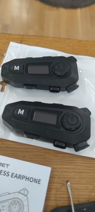 Auricular para capacete aberto e fechado com bluetooth