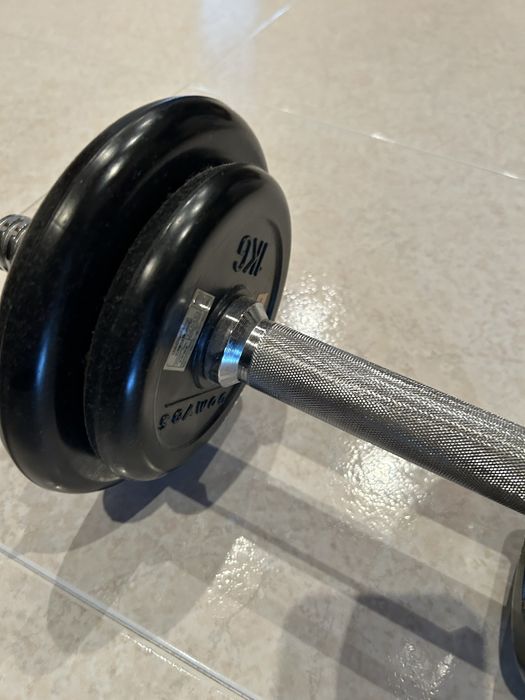 Haltere pesos com barra