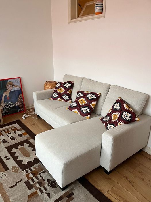 Sofa 3 lugares ikea c/ chaise longue