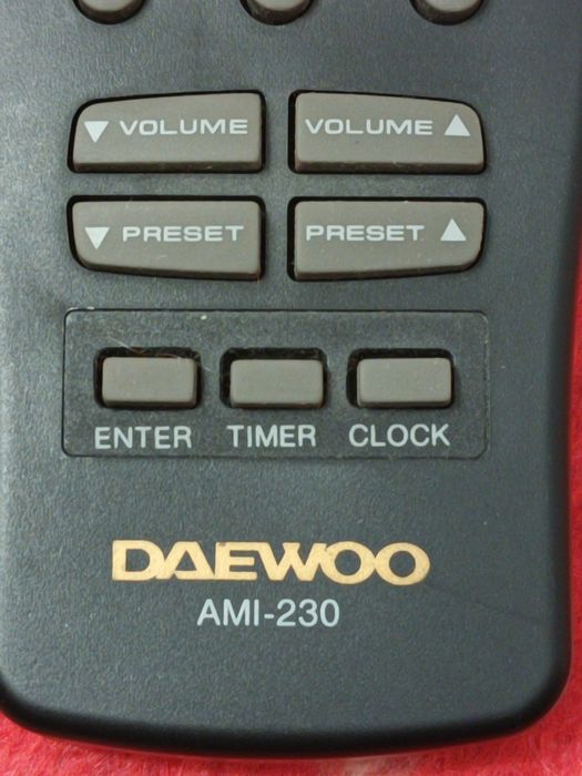 ДУ дистанционка DAEWOO к музыкальному центру AMI-230