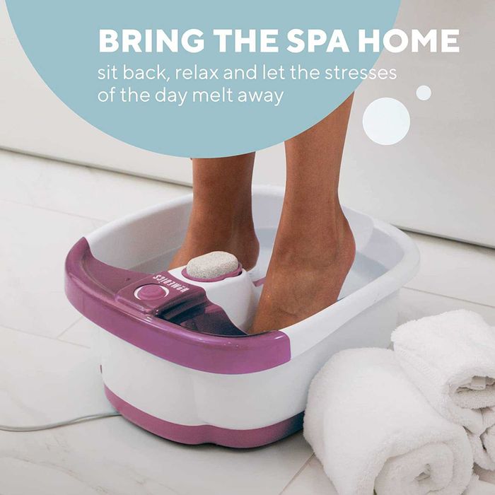 Bacia Massajadora Pés hidromassagem - Esfoliação com Pedra-Pomes