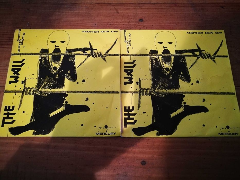 2 singles THE WALL(PUNK)-Ghetto- Ed Port - 1985 (preço diferente)