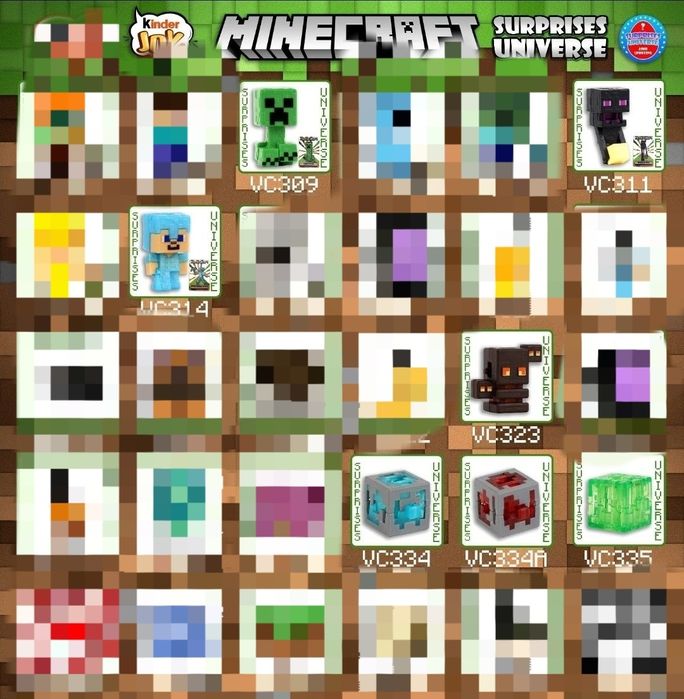 Kinder joy Minecraft