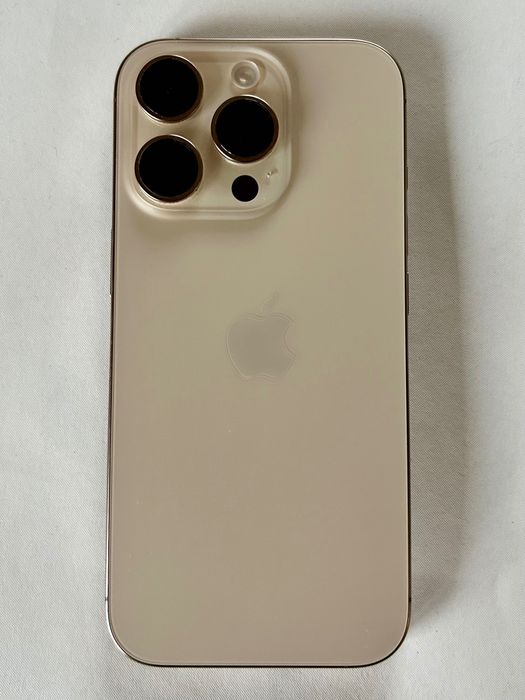 APPLE iPhone 16 Pro, 128GB Tytan, na gwarancji do 09.2026, bdb stan