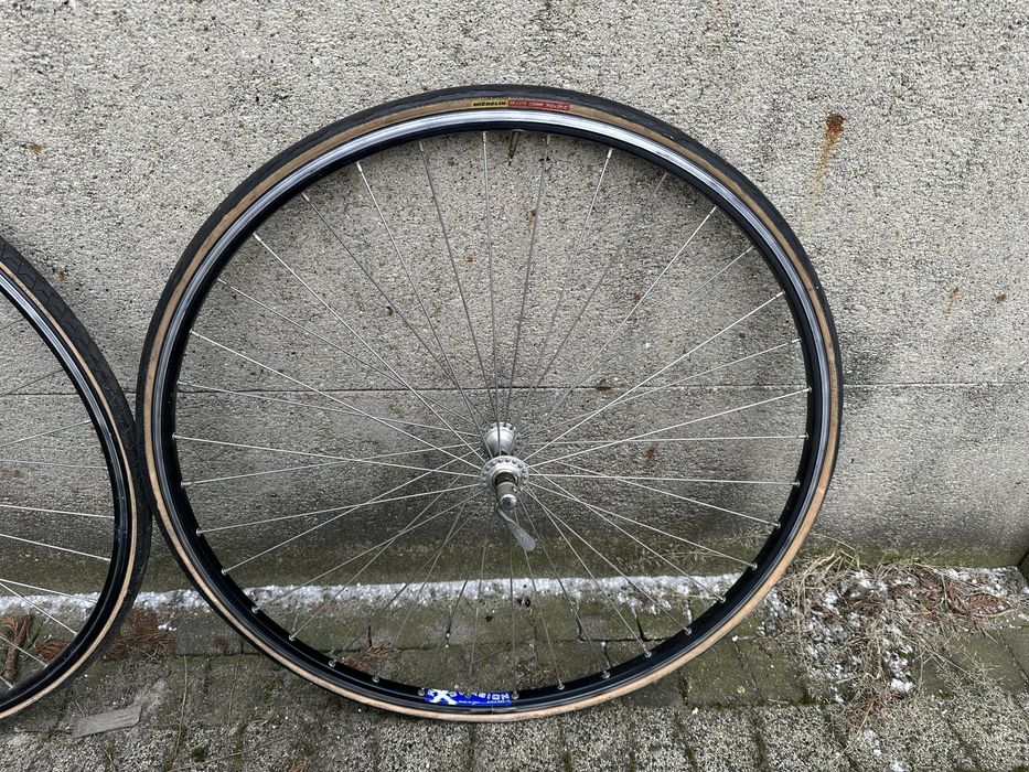Retro komplet kół rowerowych Campagnolo Record Ambrosio Excursion 662