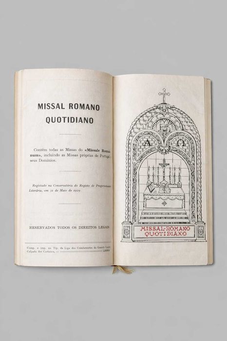 Missal Romano Quotidiano 1929 – 8.ª Edição | Freitas Barros