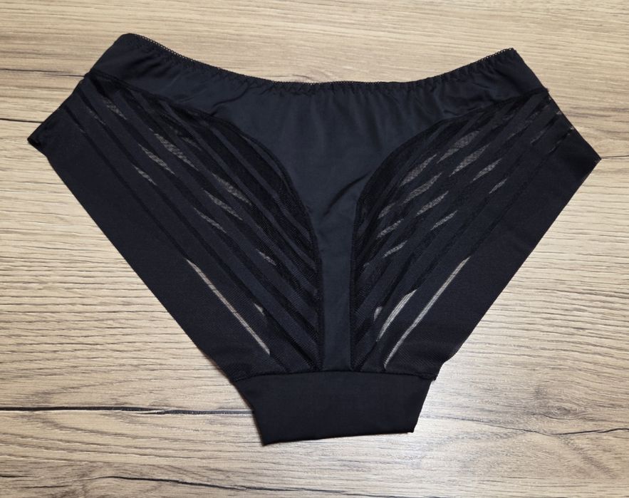 Majtki Damskie Czarne 4XL