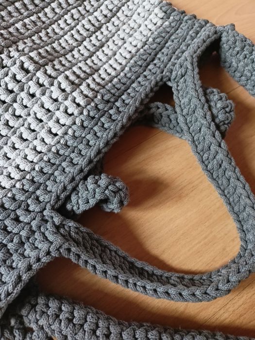 Torebka ze sznurka, handmade