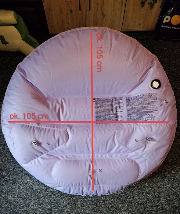 Pufa dmuchana do siedzenia