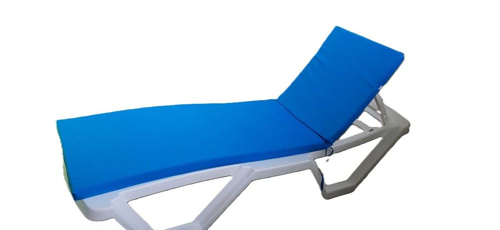 Матрас для шезлонга, синий
