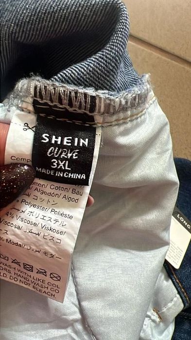 нові широкі джинси батал джинси великого розміру shein 3 xl