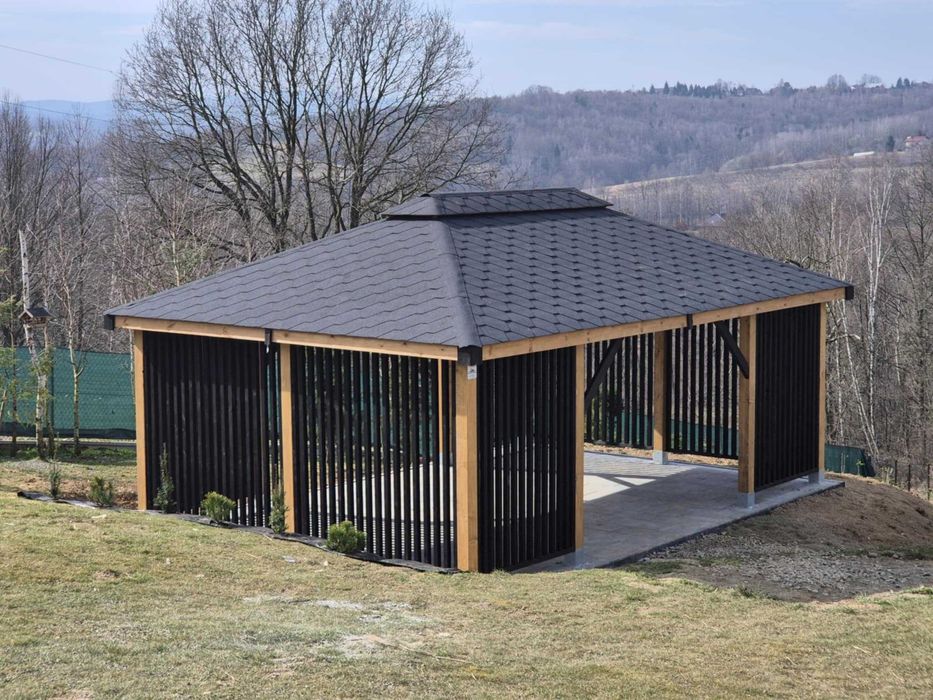 • • • • Altana ogrodowa • • • • NOEMI II 3x4 m producent DREWNOTRIK