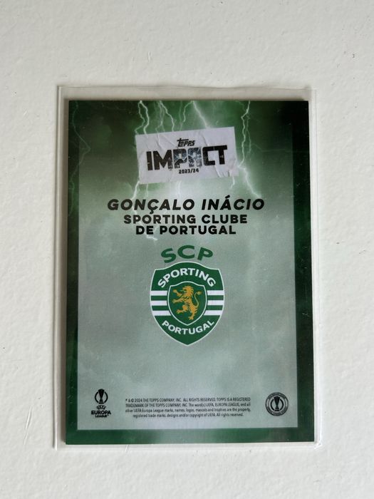 Carta Gonçalo Inácio auto numerado /99