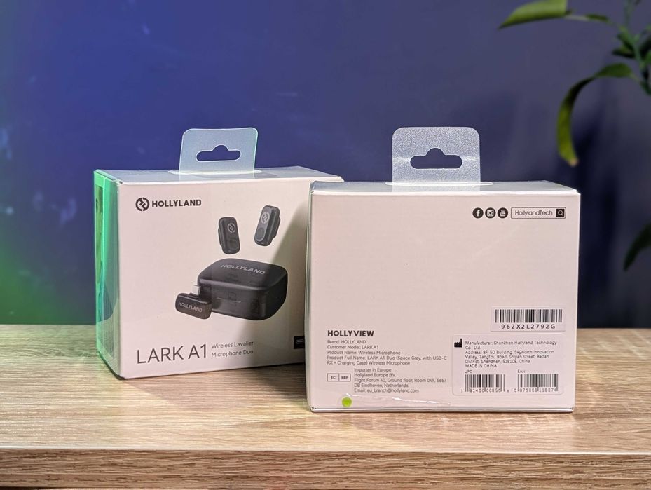 Мікрофонна радіосистема • Hollyland Lark A1 Duo USB-C • Гарантія!