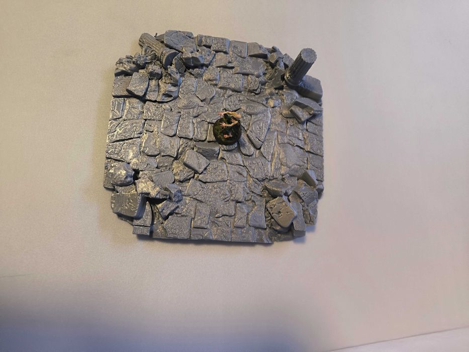 Zrujnowana droga skrzyżowanie X (Lost City) RPG D&D Diorama Makieta