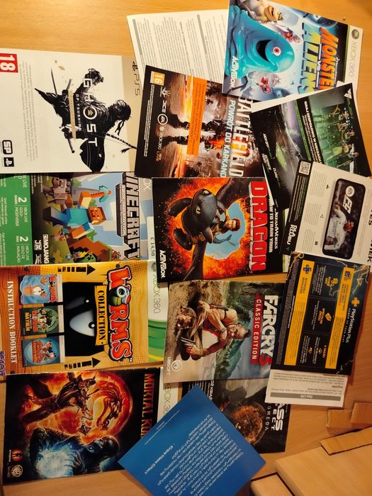 Zestaw książeczek z gier