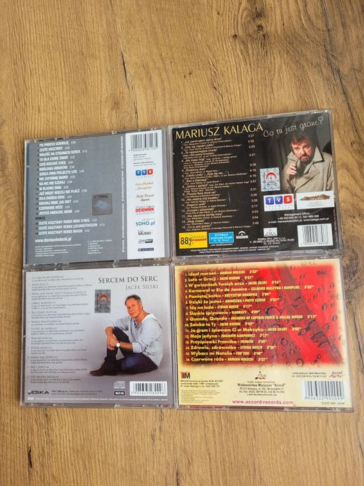 4 CD - Holecki KALAGA Silski ACCORD za 40 zł . Sprzęt AV . Płyty Kasety DVD .