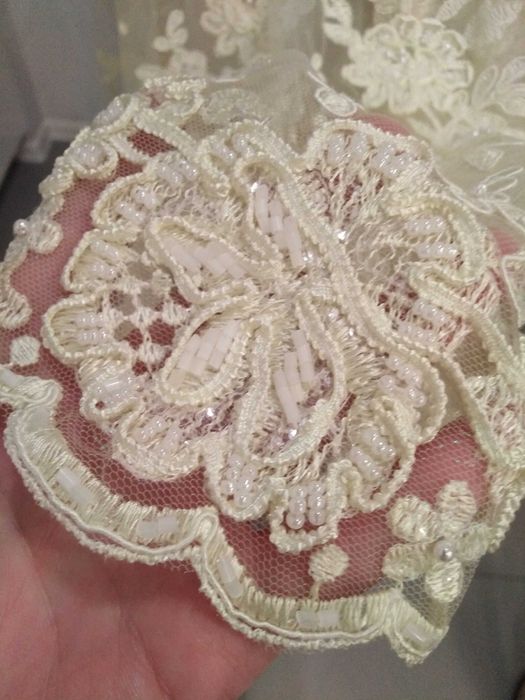 krótka sukienka ślubna roz.34-36 +bolerko gratis