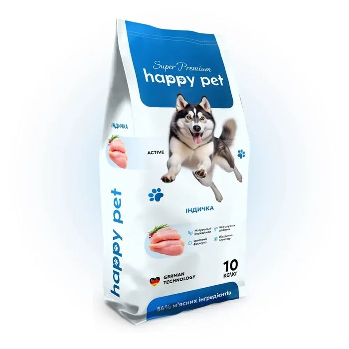Happy Pet — якісний корм для котів і собак.  Швидка доставка