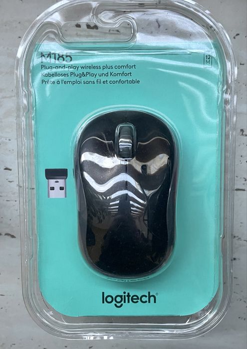 Бездротова мишка Logitech M185 (на запчастини)